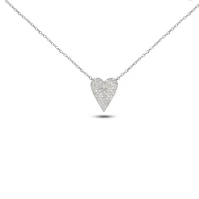 Diana M. Diamond Necklace In White