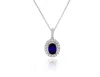 Diana M. Diamond Necklace In White