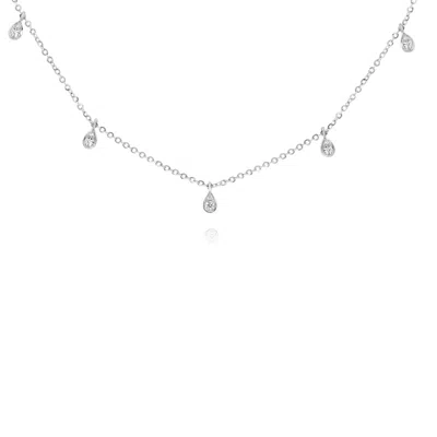 Diana M. Fine Jewelry 14k 0.28 Ct. Tw. Diamond Earrings In White