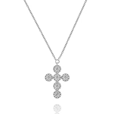 Diana M. Fine Jewelry 14k 0.50 Ct. Tw. Diamond Necklace In White