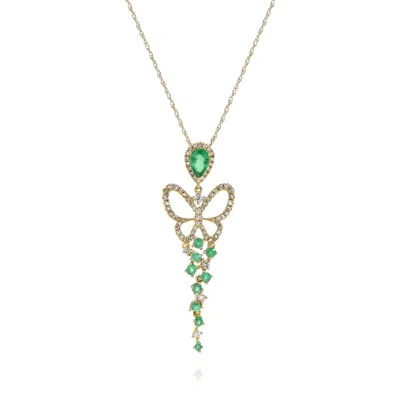 Diana M. Diamond Necklace In White