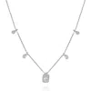 Diana M. Fine Jewelry 14k 0.43 Ct. Tw. Diamond Necklace In White