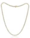 Diana M. 14k 12.00 Ct. Tw. Diamond Tennis Necklace