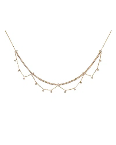 Diana M. Fine Jewelry 10k 1.68 Ct. Tw. Diamond Necklace In Gold