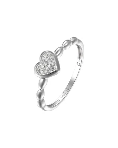 Diana M. Fine Jewelry 14k Diamond Half-eternity Ring