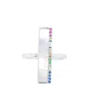 Diana M. Fine Jewelry 14k 0.16 Ct. Tw. Diamond & Sapphire Pearl Half-eternity Ring