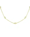 Diana M. Fine Jewelry 14k 0.18 Ct. Tw. Diamond Necklace