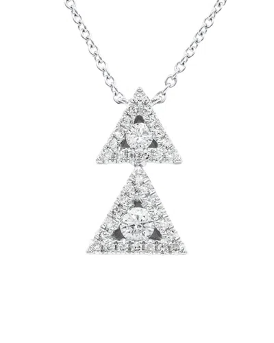 Diana M. Fine Jewelry 14k 0.19 Ct. Tw. Diamond Necklace