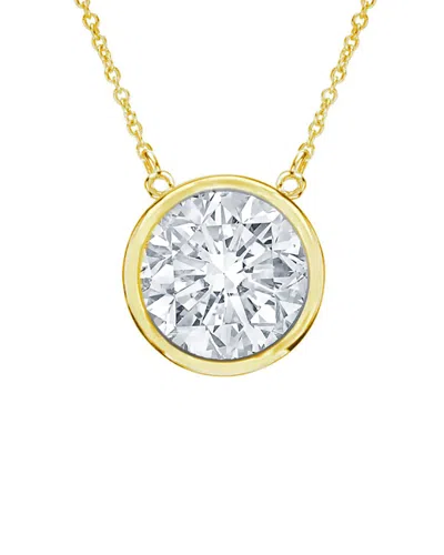 Diana M. Fine Jewelry 14k 0.25 Ct. Tw. Diamond Necklace In Gold