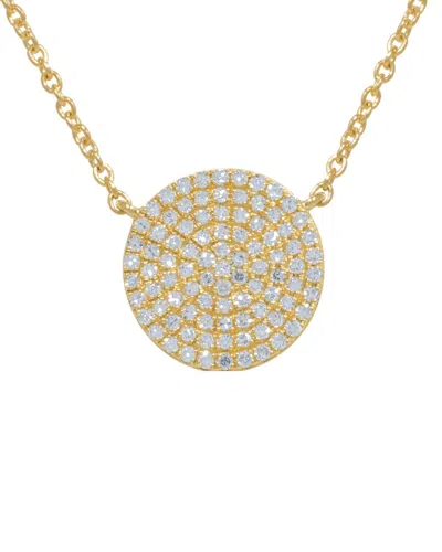 Diana M. Fine Jewelry 14k 0.30 Ct. Tw. Diamond Necklace In Gold