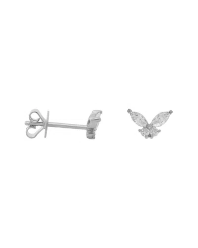 Diana M. Fine Jewelry 14k 0.31 Ct. Tw. Diamond Earrings In Metallic