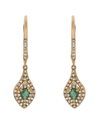 Diana M. Fine Jewelry 14k 0.32 Ct. Tw. Diamond Earrings