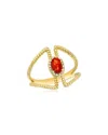 Diana M. Fine Jewelry 14k 0.47 Ct. Tw. Diamond & Emerald Half-eternity Ring