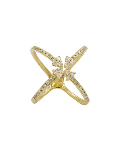 Diana M. Fine Jewelry 14k 0.48 Ct. Tw. Diamond Half-eternity Ring In Gold