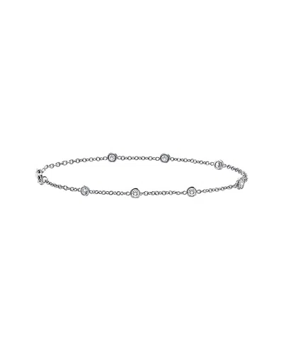 Diana M. Fine Jewelry 14k 0.50 Ct. Tw. Diamond Bracelet In Silver