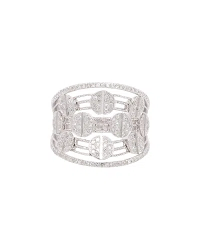 Diana M. Fine Jewelry 14k 0.50 Ct. Tw. Diamond Half-eternity Ring In Gray