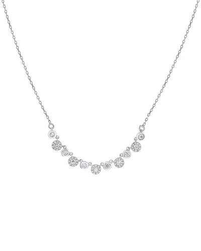 Diana M. Fine Jewelry 14k 0.50 Ct. Tw. Diamond Necklace In Metallic