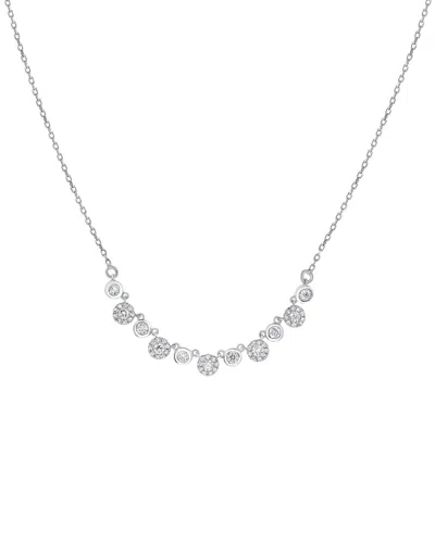 Diana M. Fine Jewelry 14k 0.50 Ct. Tw. Diamond Necklace In Metallic