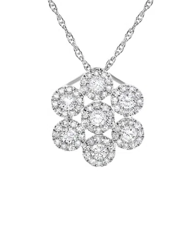 Diana M. Fine Jewelry 14k 0.50 Ct. Tw. Diamond Necklace In Metallic