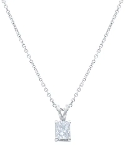 Diana M. Fine Jewelry 14k 0.50 Ct. Tw. Diamond Pendant In Silver