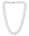 Diana M. Fine Jewelry 14k 0.60 Ct. Tw. Diamond 15mm Pearl Necklace