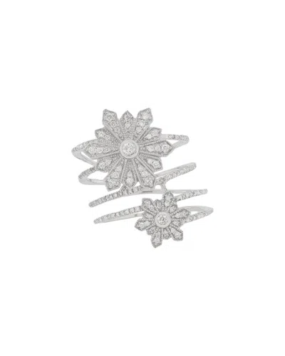 Diana M. Fine Jewelry 14k 0.60 Ct. Tw. Diamond Half-eternity Ring In Metallic