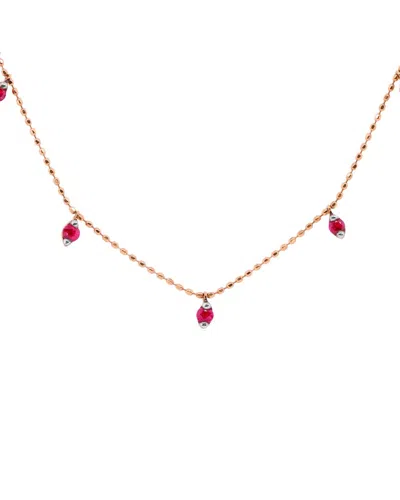 Diana M. Fine Jewelry 14k 0.60 Ct. Tw. Ruby Necklace