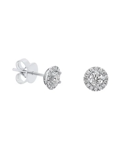 Diana M. Fine Jewelry 14k 0.65 Ct. Tw. Diamond Earrings In Gray