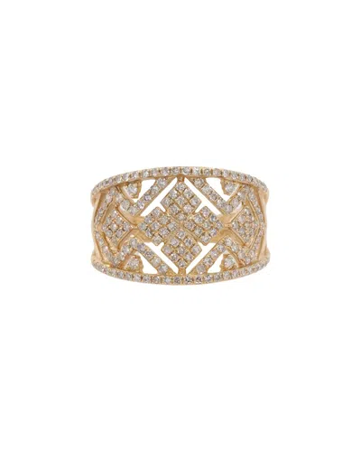 Diana M. Fine Jewelry 14k 0.70 Ct. Tw. Diamond Half-eternity Ring In Multi
