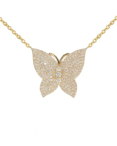 Diana M. Fine Jewelry 14k 0.74 Ct. Tw. Diamond Necklace In Gold