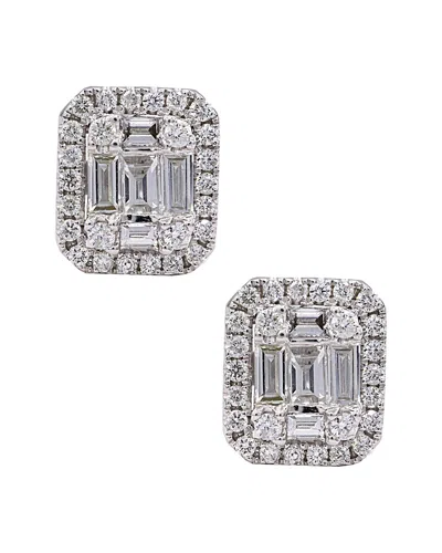Diana M. Fine Jewelry 14k 0.84 Ct. Tw. Diamond Studs