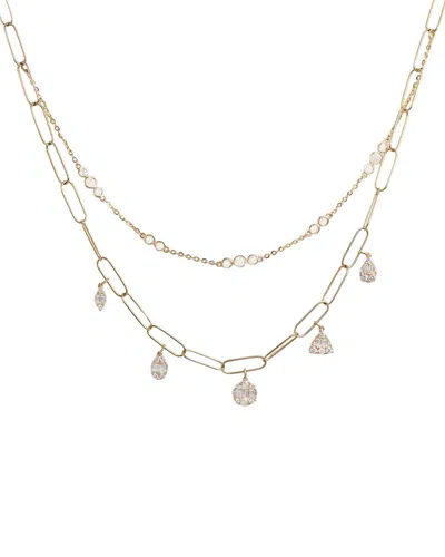 Diana M. Fine Jewelry 14k 0.88 Ct. Tw. Diamond Necklace