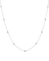 Diana M. Fine Jewelry 14k 0.90 Ct. Tw. Diamond By The Yard Necklace