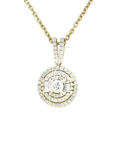 Diana M. Fine Jewelry 14k 0.93 Ct. Tw. Diamond Necklace In Gold
