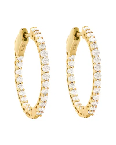 Diana M. Fine Jewelry 14k 1.00 Ct. Tw. Diamond Earrings In Gray