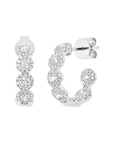 Diana M. Fine Jewelry 14k 1.00 Ct. Tw. Diamond Hoops