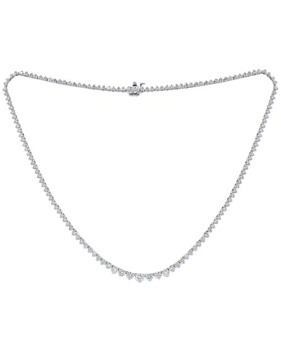 Diana M. Fine Jewelry 14k 10.00 Ct. Tw. Diamond Tennis Necklace