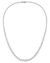 Diana M. Fine Jewelry 14k 10.00 Ct. Tw. Lab-grown Diamond Tennis Necklace