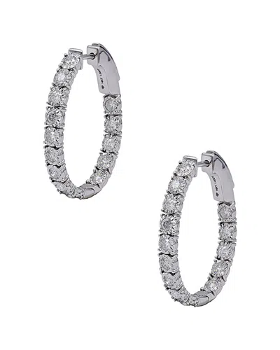 Diana M. Fine Jewelry 14k 1.01 Ct. Tw. Diamond Hoops