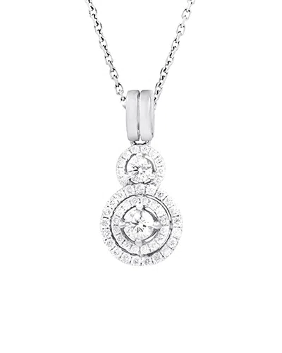 Diana M. Fine Jewelry 14k 1.02 Ct. Tw. Diamond Necklace In Metallic