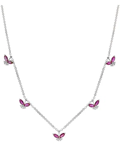 Diana M. Diamond Necklace In White