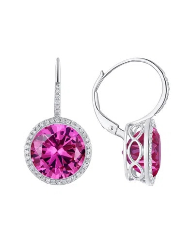 Diana M. Fine Jewelry 14k 11.10 Ct. Tw. Diamond & Topaz Earrings