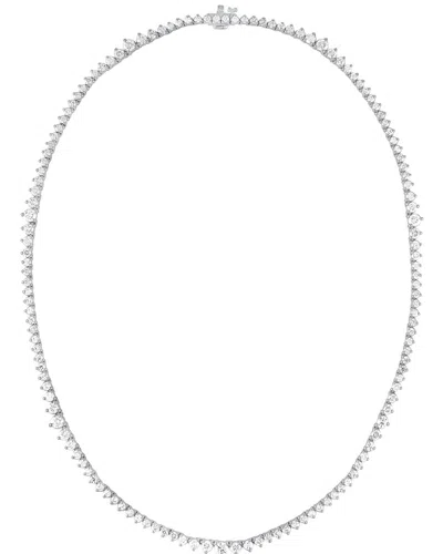 Diana M. Fine Jewelry 14k 11.15 Ct. Tw. Diamond Tennis Necklace In Multi