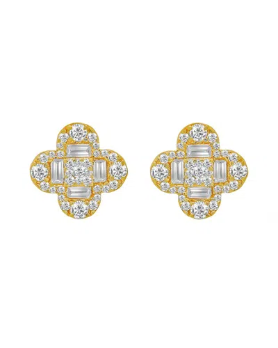 Diana M. Fine Jewelry 14k 1.30 Ct. Tw. Diamond Earrings In Gold