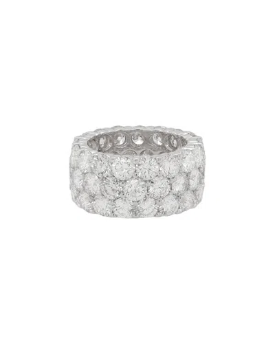 Diana M. Fine Jewelry 14k 13.00 Ct. Tw. Diamond Eternity Ring In Metallic