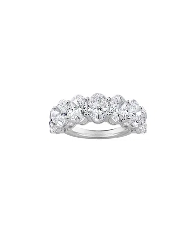 Diana M. Fine Jewelry 14k 1.43 Ct. Tw. Diamond Half-eternity Ring In Metallic