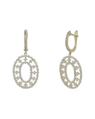 Diana M. Fine Jewelry 14k 1.71 Ct. Tw. Diamond Drop Earrings In Gold