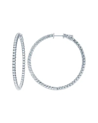 Diana M. Fine Jewelry 14k 1.85 Ct. Tw. Diamond Hoops In Brown