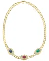 Diana M. Fine Jewelry 14k 19.5 Ct. Tw. Diamond & Gemstone Necklace
