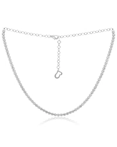 Diana M. Fine Jewelry 14k 2.00 Ct. Tw. Diamond Tennis Necklace In Silver